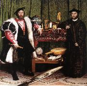 HOLBEIN, Hans the Younger Jean de Dinteville and Georges de Selve (`The Ambassadors') sf Spain oil painting artist